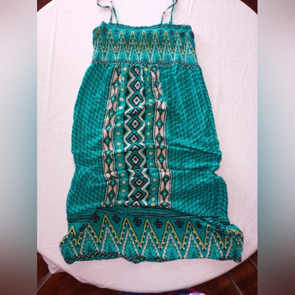 Rue 21 Geometric Print Elastic Top Maxi Sundress - Picture 1 of 4